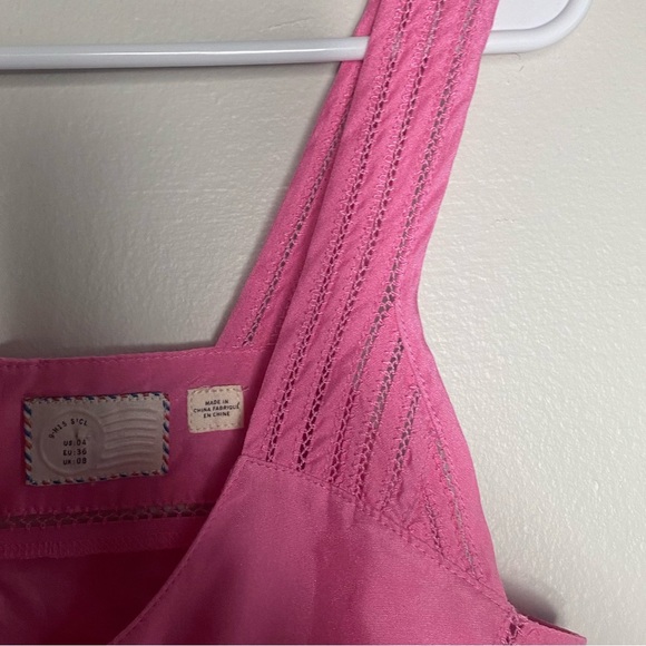 Anthropologie Postmark Pink Silk Cotton Tank Blouse - Picture 7 of 8